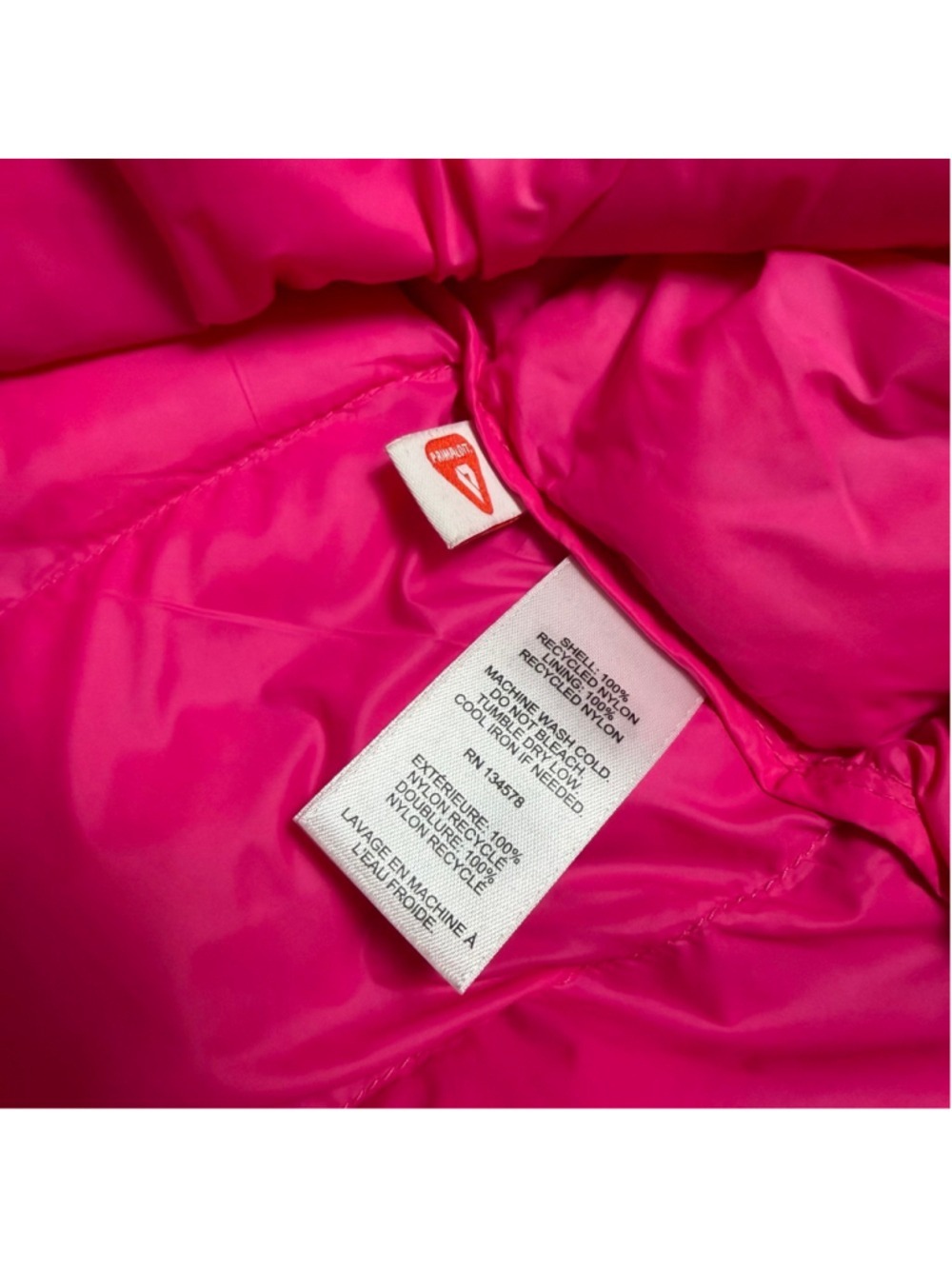 Vineyard Vines Puffer Vest Pink Women's Medium Preppy $120 - Picture 6 of 11